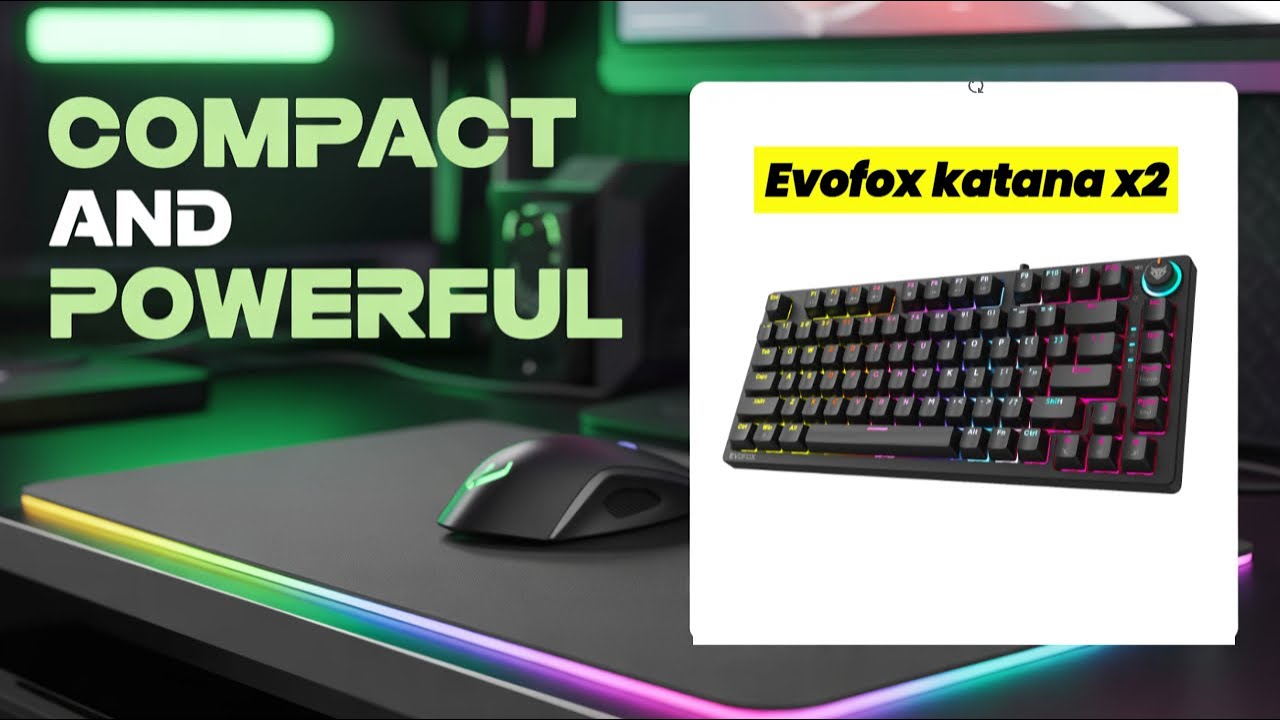 EvoFox Katana X2 TKL : The Ultimate Budget Gaming Keyboard ? 