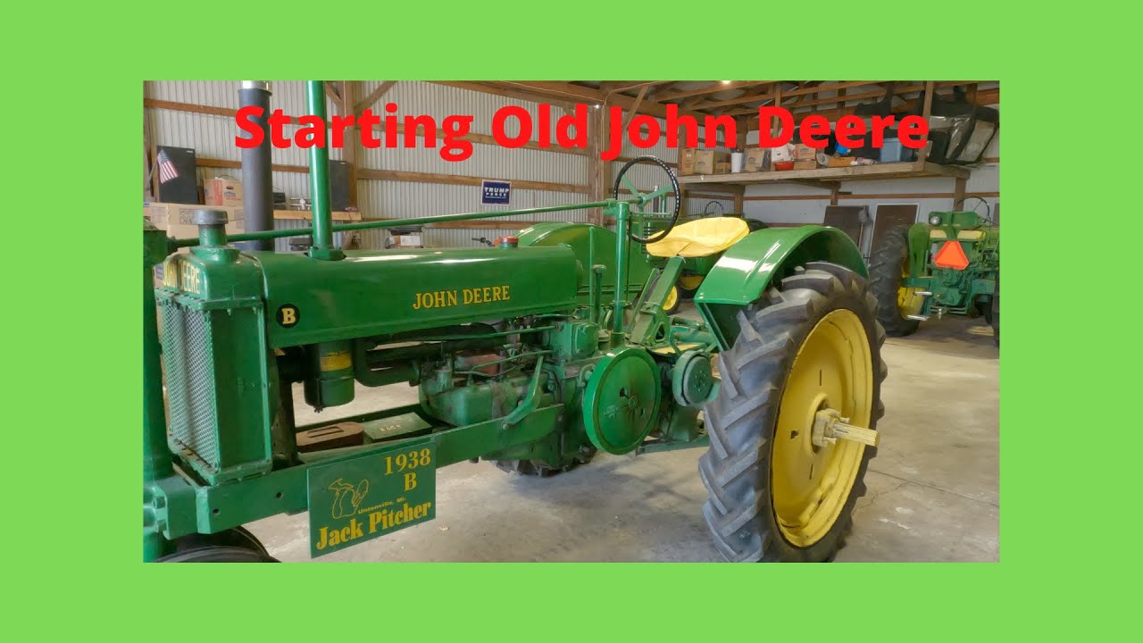 Starting a 1938 John Deere B