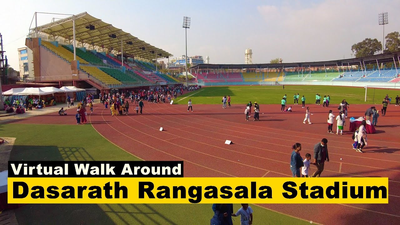 Dasarath Rangasala Stadium -  4k Virtual Walking Tour 2022 Nepal