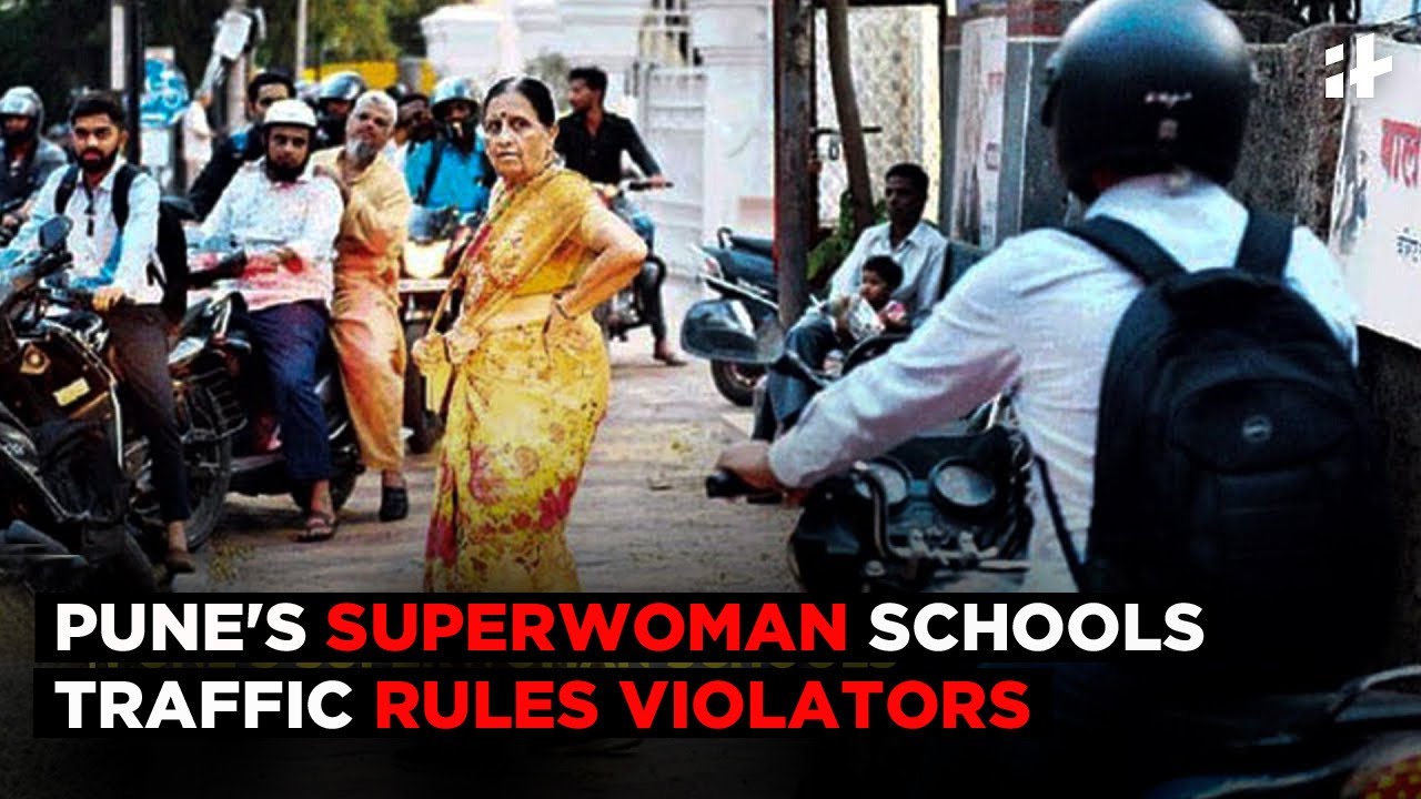 Pune's Superwoman Schools Traffic Rules Violators