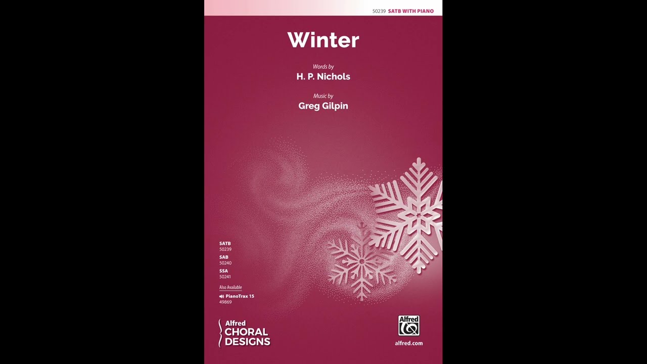Winter (SATB), by Greg Gilpin – Score & Sound