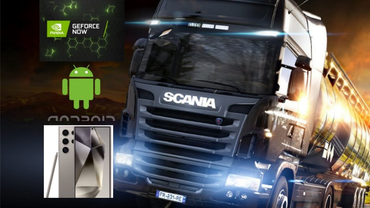 Euro Truck Simulator 2 on Android [GeForce NOW]