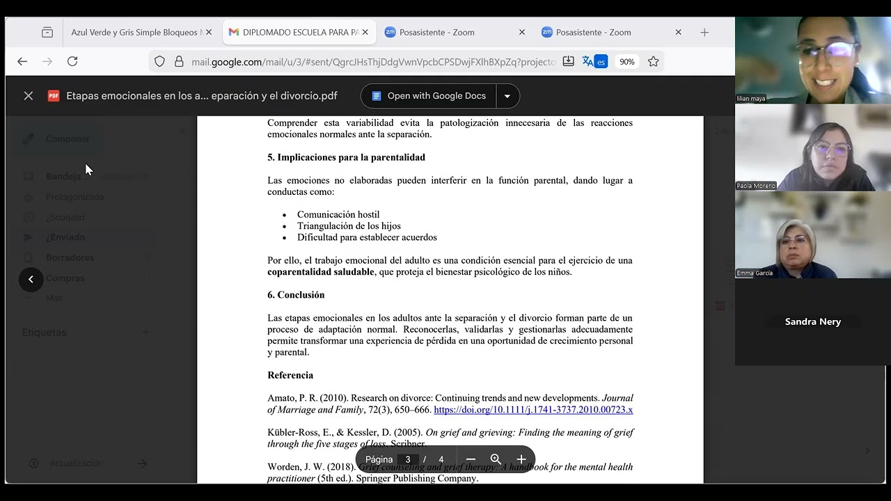 Diplomado escuela para padres Separados parte 2 Modulo I