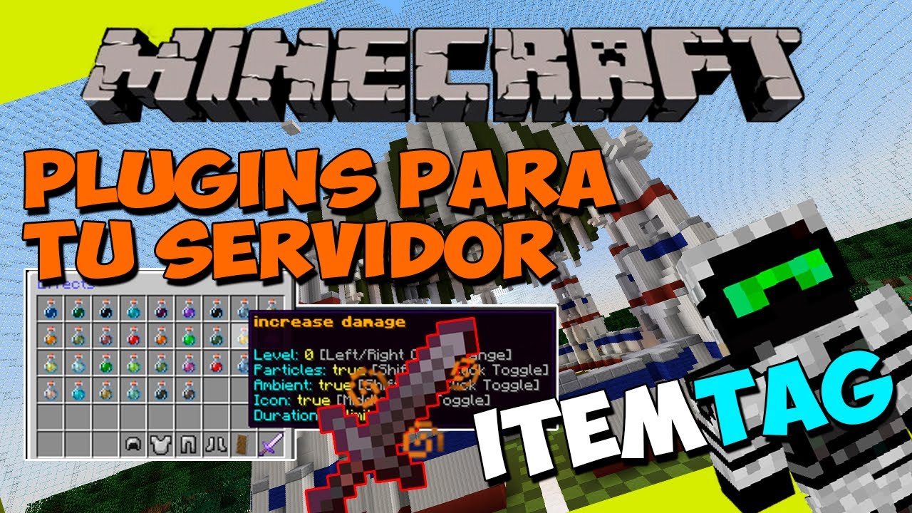 PLUGINS para tu SERVIDOR de Minecraft - ITEMTAG (ITEMS que dan EFECTOS de POCIÓN!)