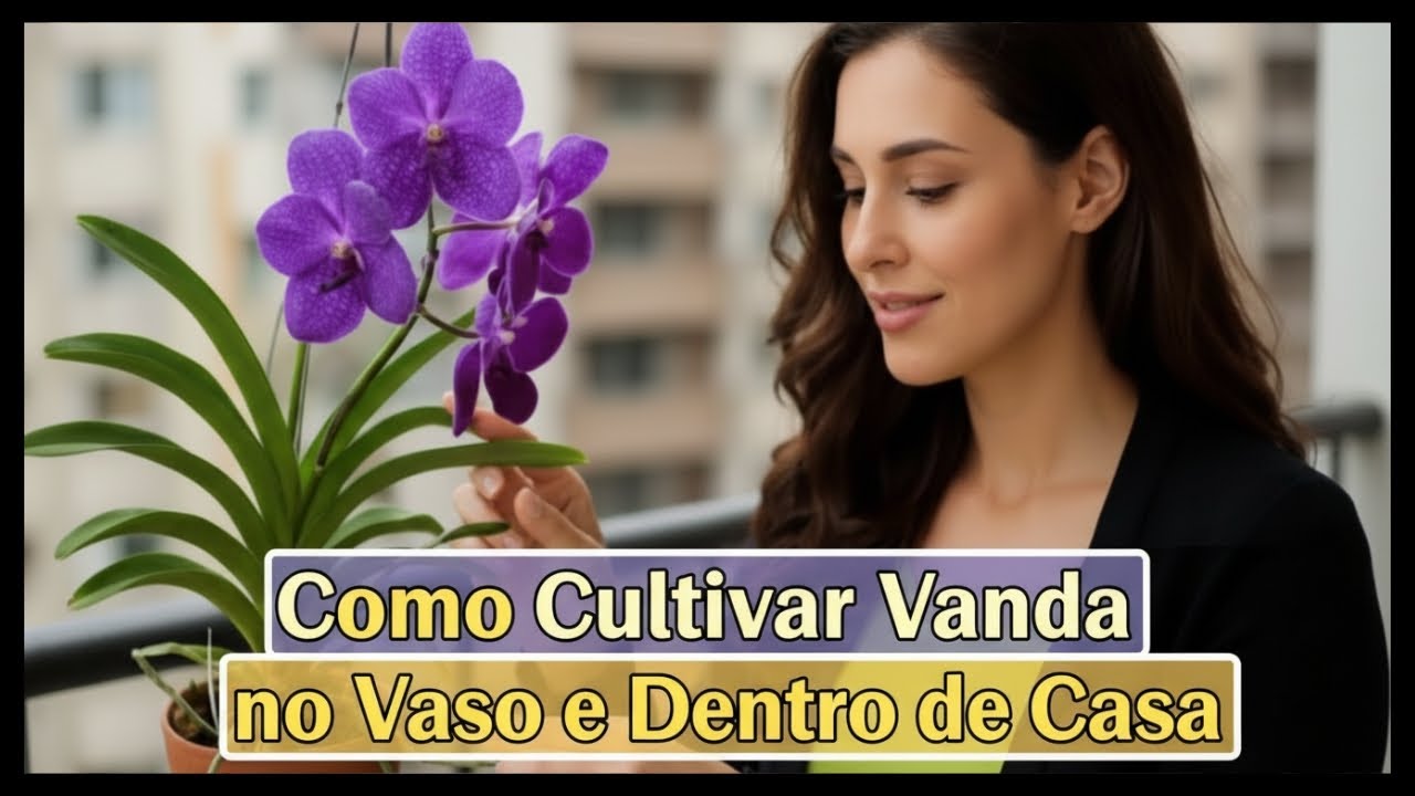 🌿Como Cultivar Vanda no Vaso e Dentro de Casa|ORQUÍDEAS EM CASA 🌿