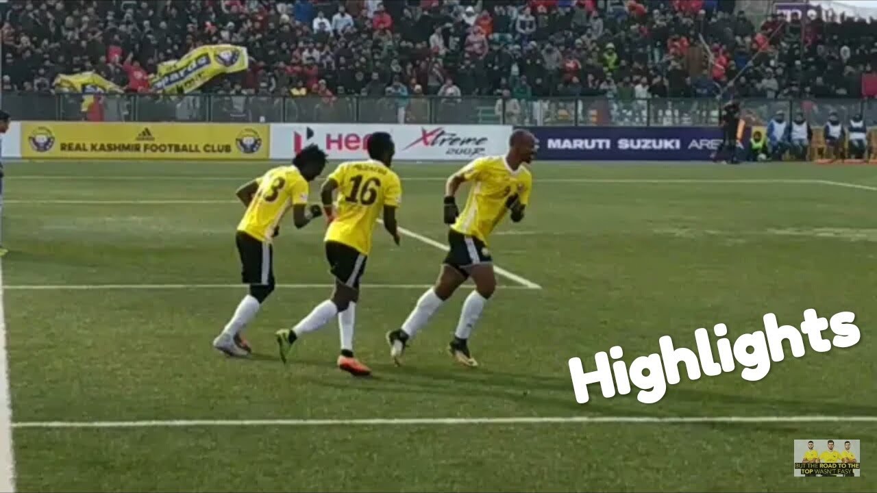 Real Kashmir vs Shillong Lajong (6-1) | Highlights | i-League