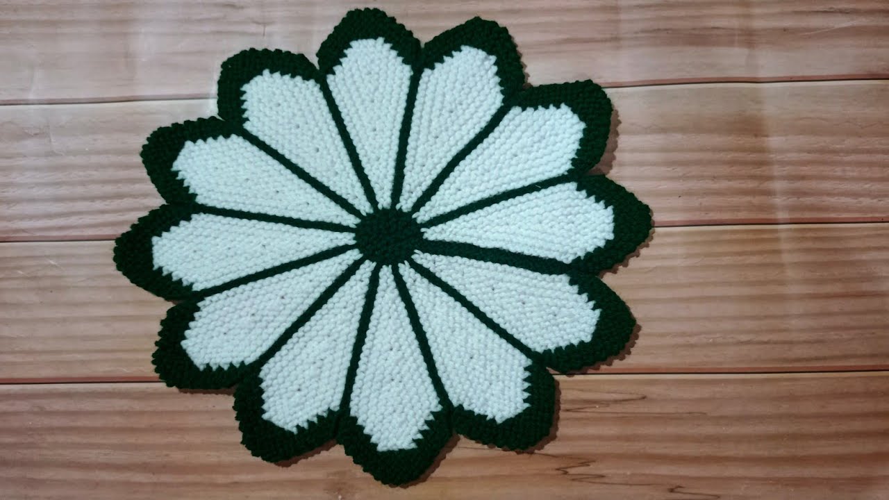 Flower 🌼 shape Doormat /Paydan | Knitting Doormat #92