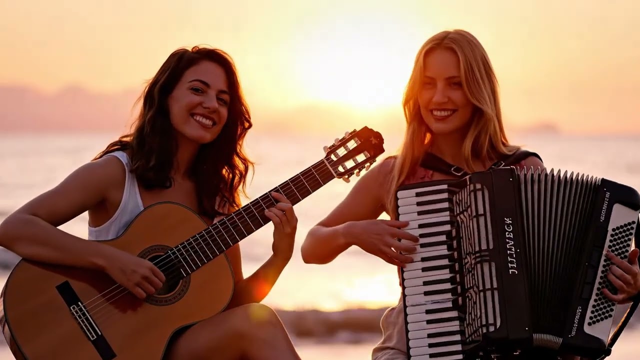 Brilliant Flamenco Guitar, Accordion & Flute for Pure Bliss - Heavenly Iberian Harmony