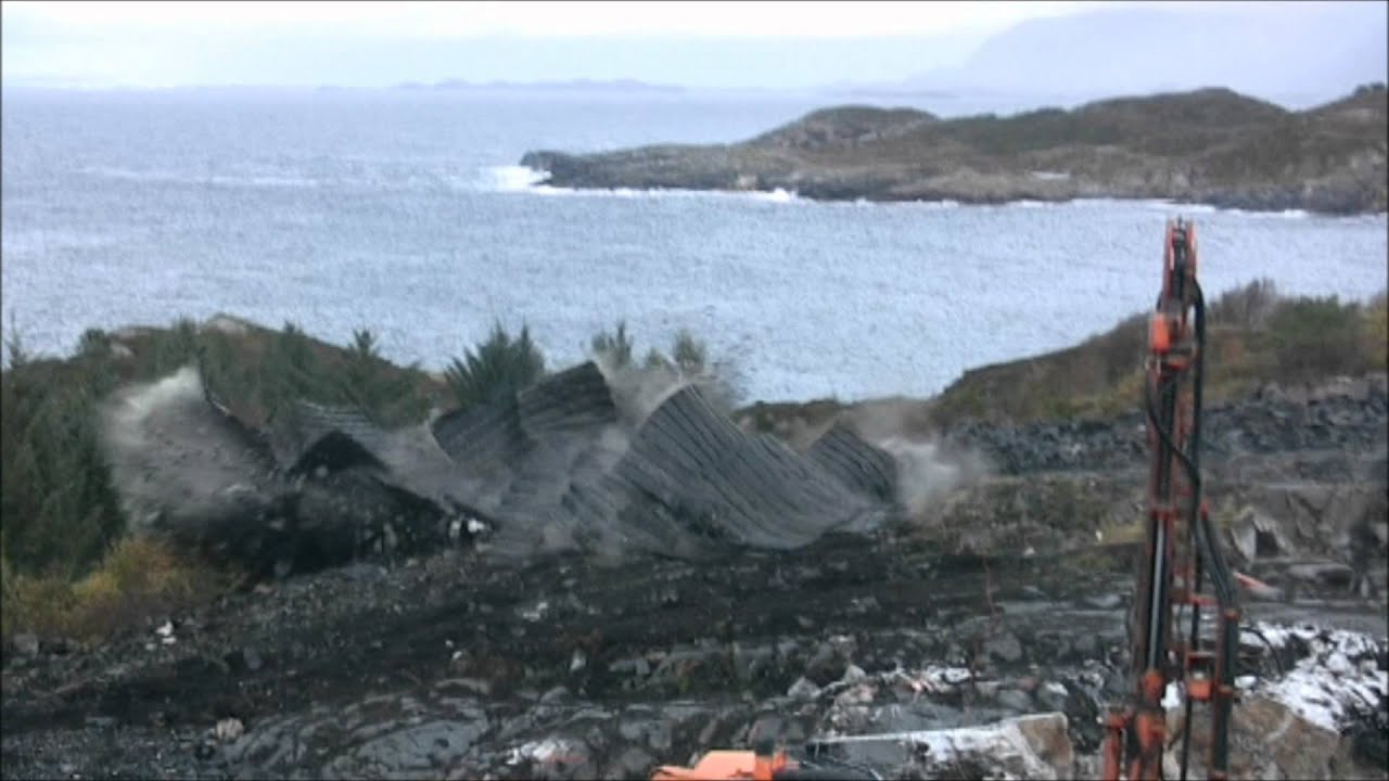 Bunker sprengt i Kristiansund
