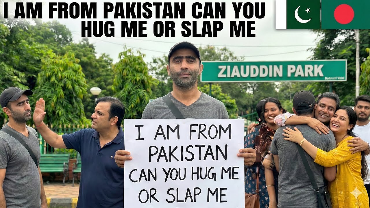 I Am From Pakistan can you hug me Social experiment in bangladesh | Bangladeshi people love pakistan