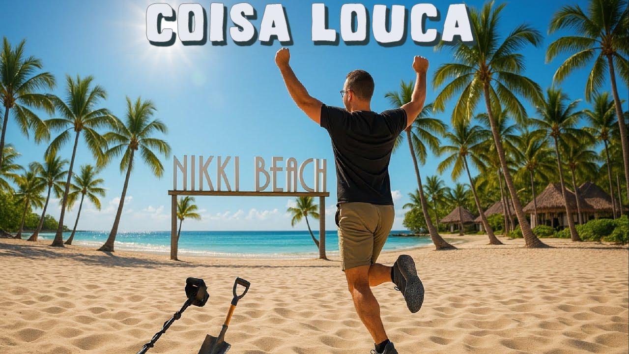 Achado incrível na praia de Saint-Tropez 😍 | Caça ao tesouro em Nikki Beach 🏖️