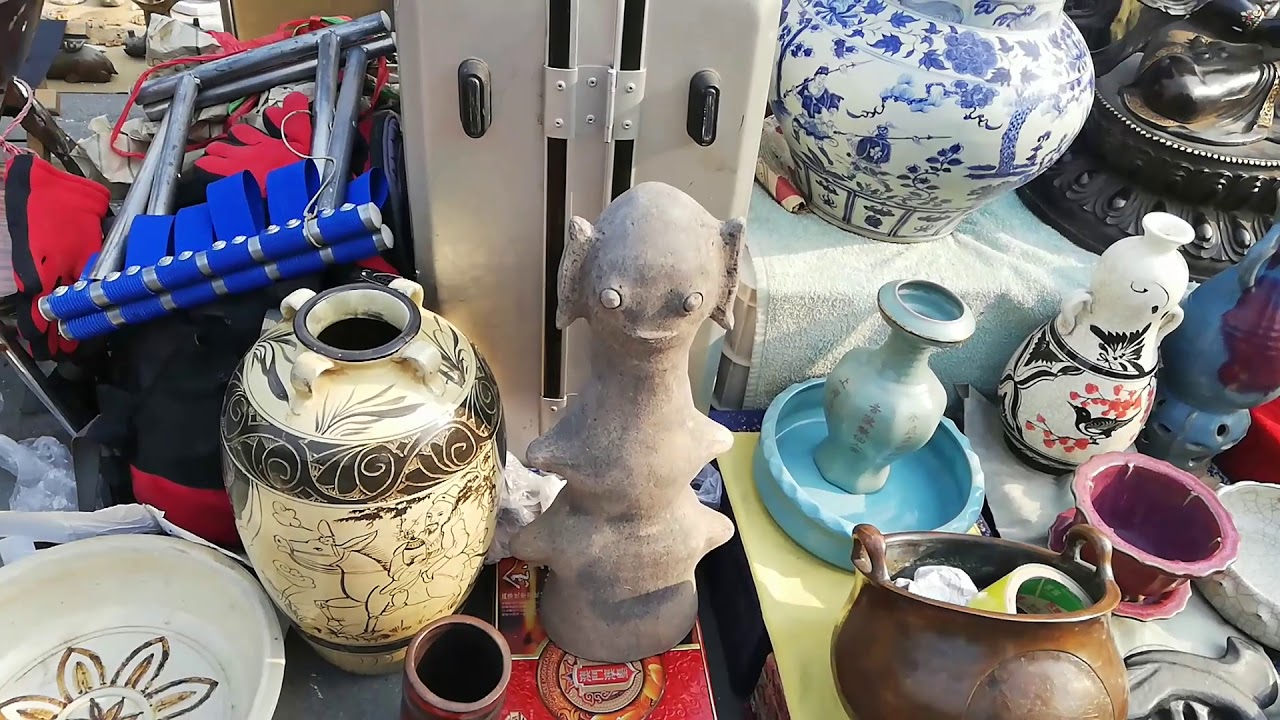 Chinese antique market in Panjiayuan Beijing