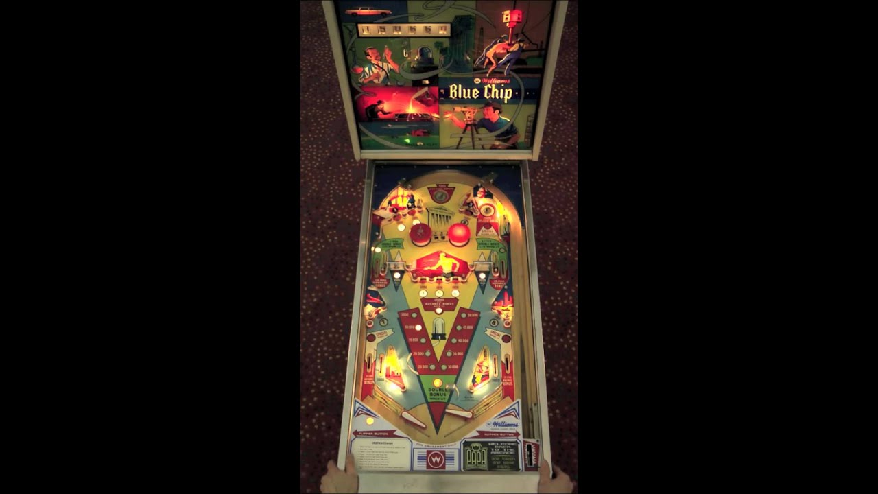 Blue Chip Pinball Gameplay