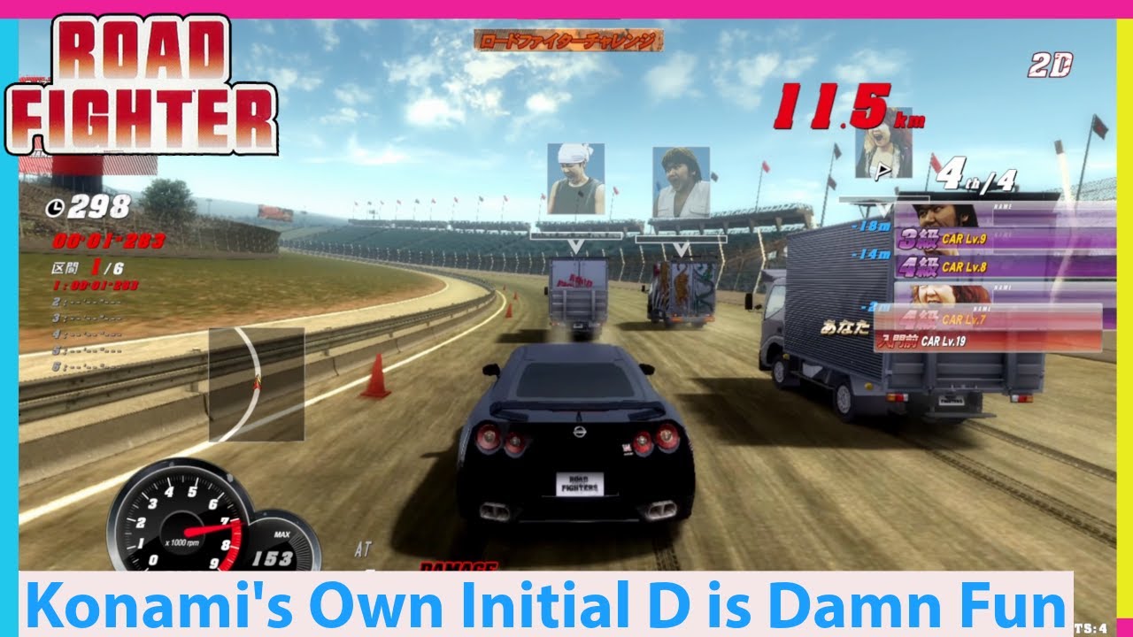 A 110% Hidden Gem! Konami's OutRun 2 and Initial D...Road Fighters!