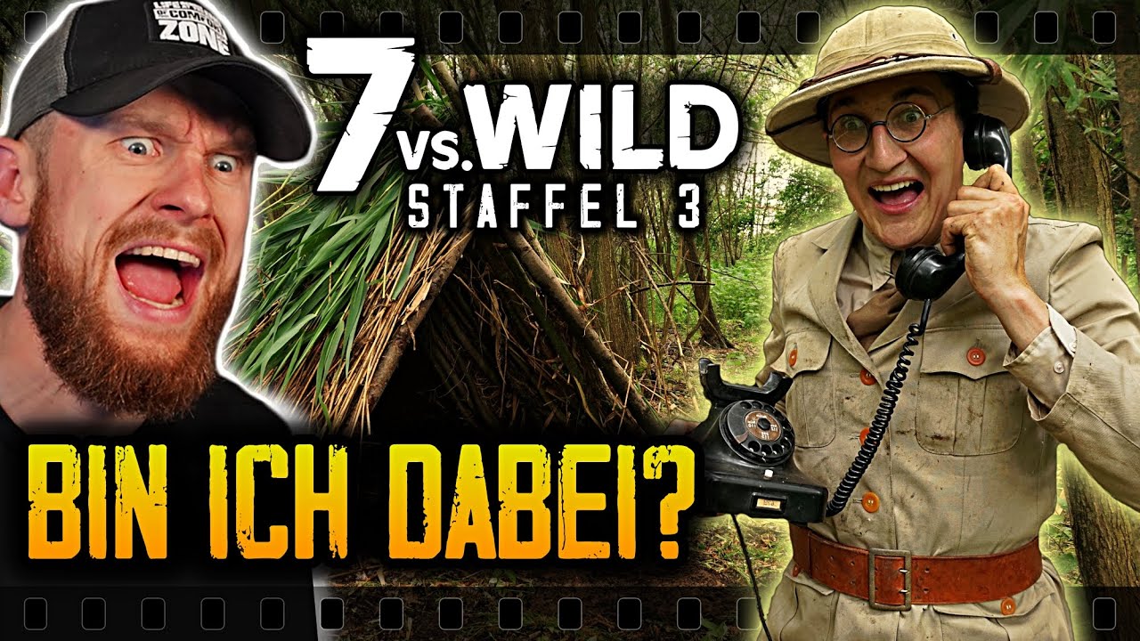 7 vs Wild Staffel 3 - ICH BIN DABEI ? #7vswildcard - Vintage Survival Shelterbau