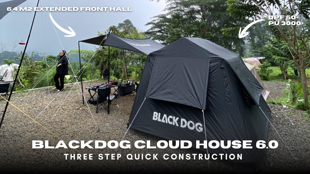 BLACKDOG CLOUD HOUSE 6.0 AUTOMATIC TENT || TIARA CAMP