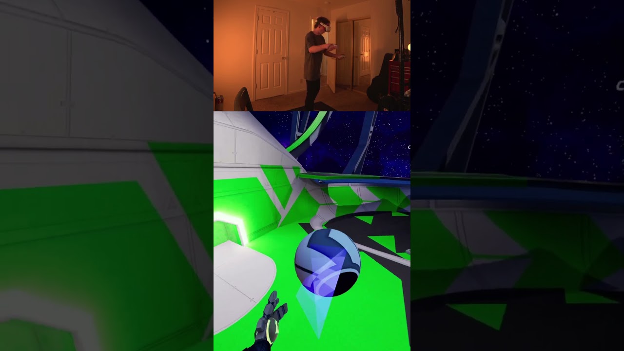 Наконец-то снова играю в рейтинговый дрифтбол, и это так здорово! #vr #oriondrift #questcreatorpa...