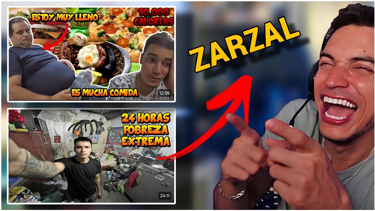 Tatto Reacciona a Reto de las 10k CALORÍAS & 24H en el HOTEL más POBRE de COLOMBIA •TattoXtreme