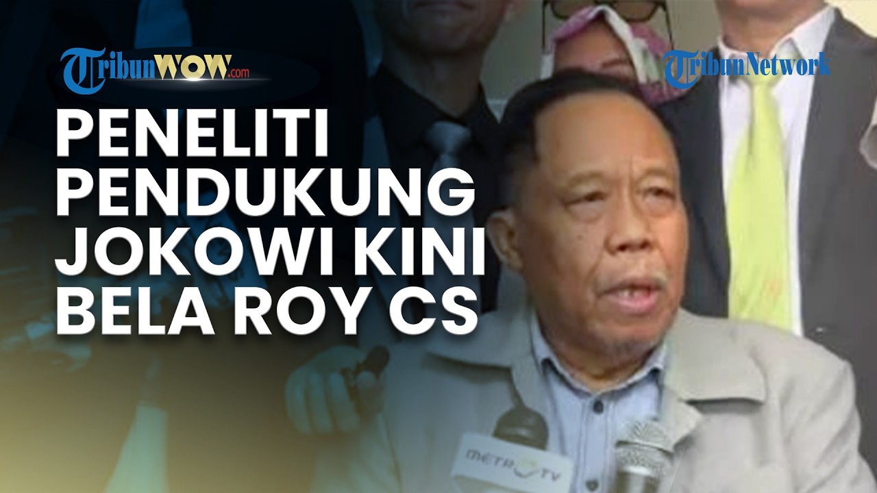 Peneliti Senior yang Dikenal Jadi Pendukung Jokowi Kini Bela Roy Cs, Nilai Penelitian soal Ijazah