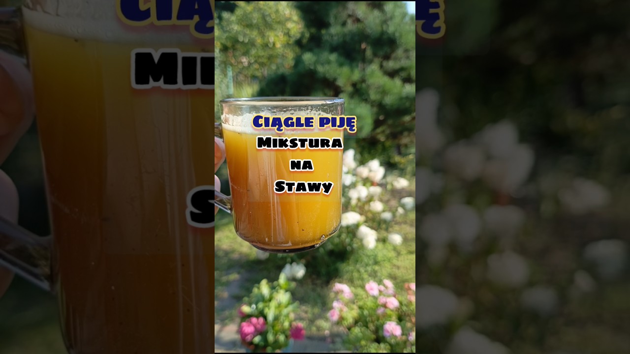 Pielęgnacja Stawów w 60 sekund! Prosta mikstura z gotowego soku i żelatyny 🦵