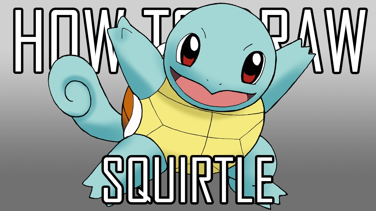 How To Draw Squirtle - Quick Simple Easy Steps For Beginners 25