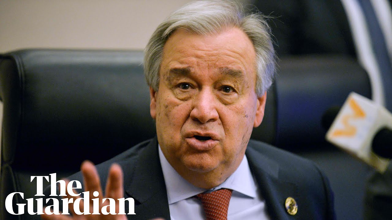 Guterres: Pakistani people facing a 'monsoon on steroids'
