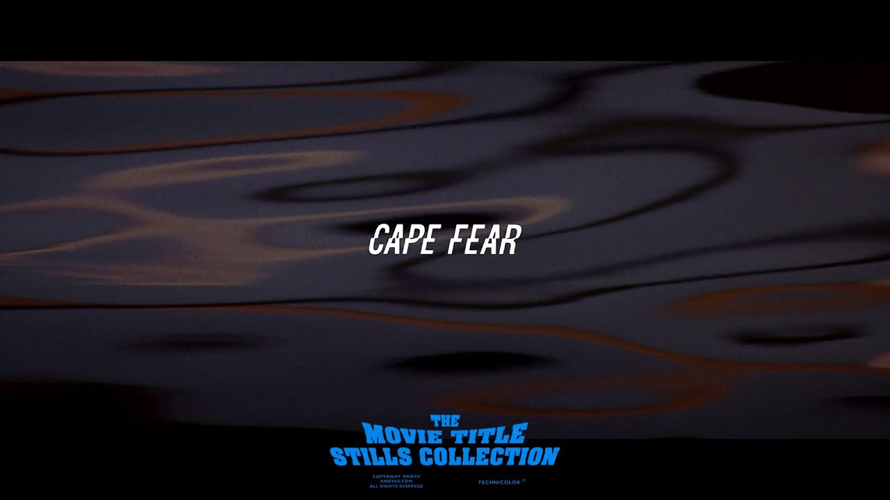 Saul Bass: Cape Fear (1991) title sequence