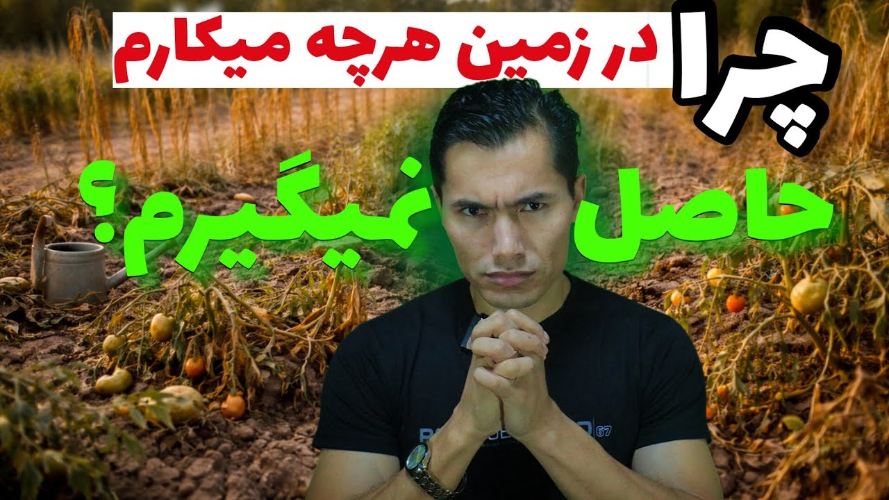 چرا از زمین خود حاصل خوب نمی‌گیرید؟ کلید برداشت زیاد در چیست؟