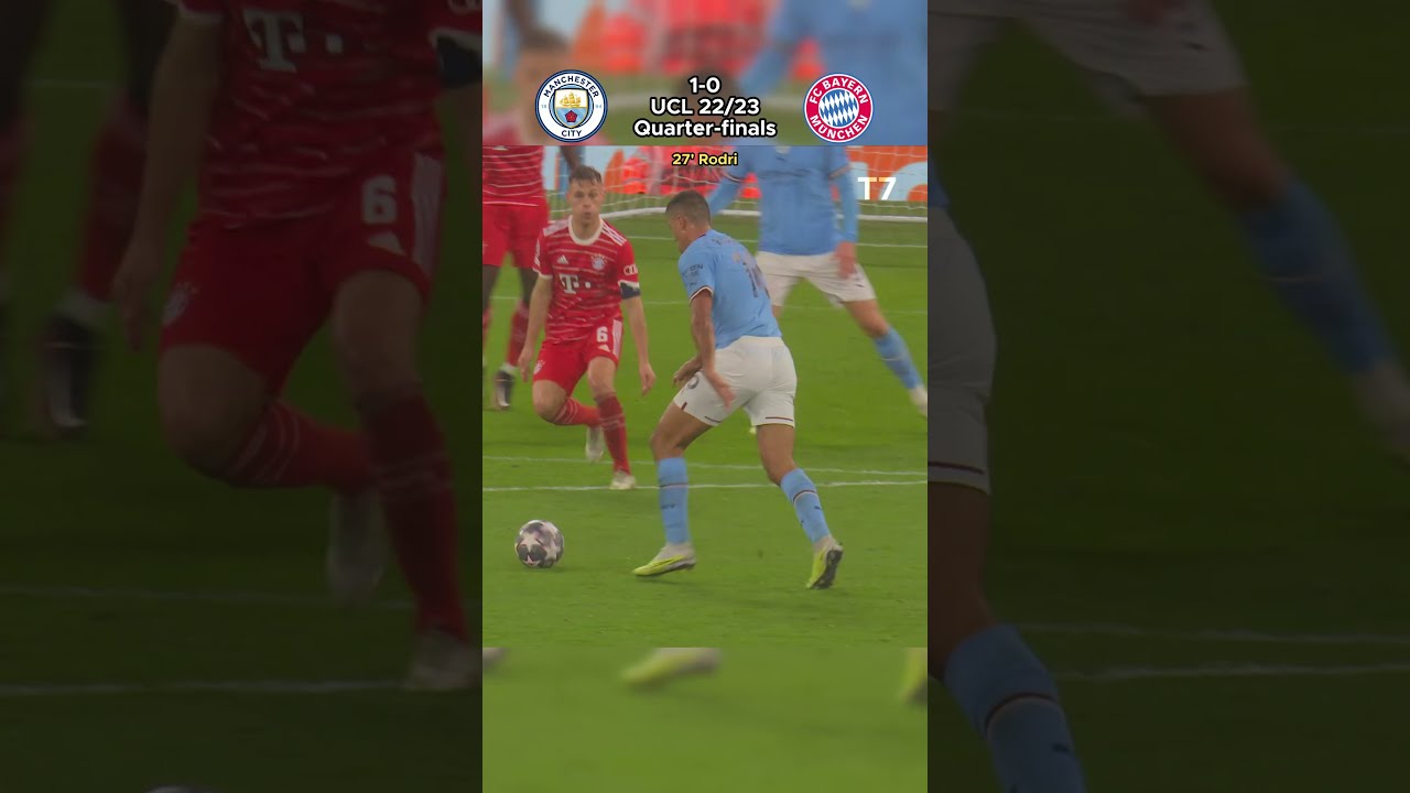 Manchester City vs Bayern UCL 22/23