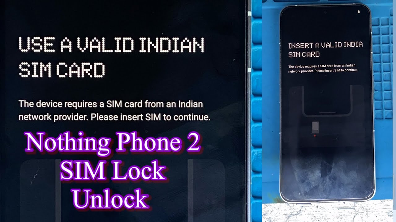 Nothing Phone 2 SIM Lock Unlock