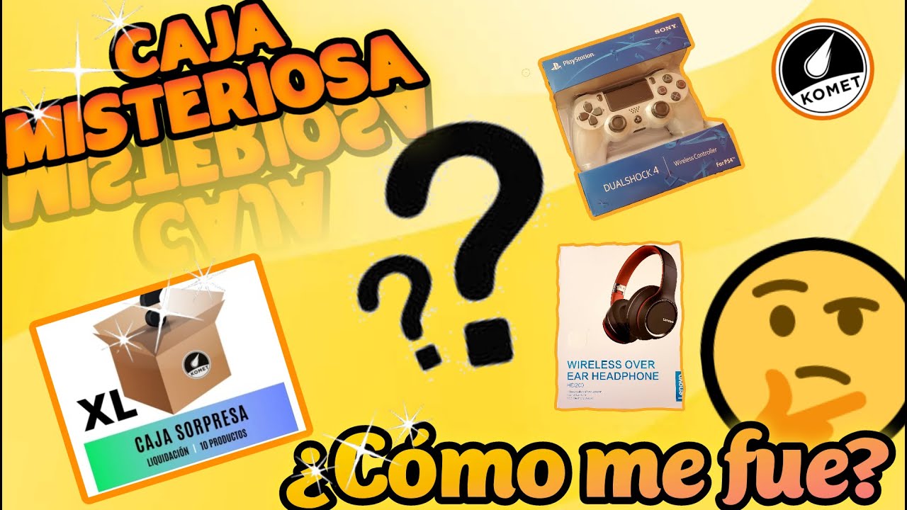 ✅ Unboxing, Caja Misteriosa de la tienda Komet 📦 (grado A 10 Art.) &iquest;C&oacute;mo me fue? 😱🤔