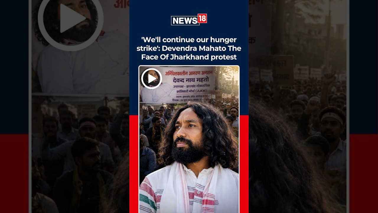 Jharkhand Protest Leader Devendra Nath Mahato Vows to Continue Hunger Strike, Targets Hemant Soren