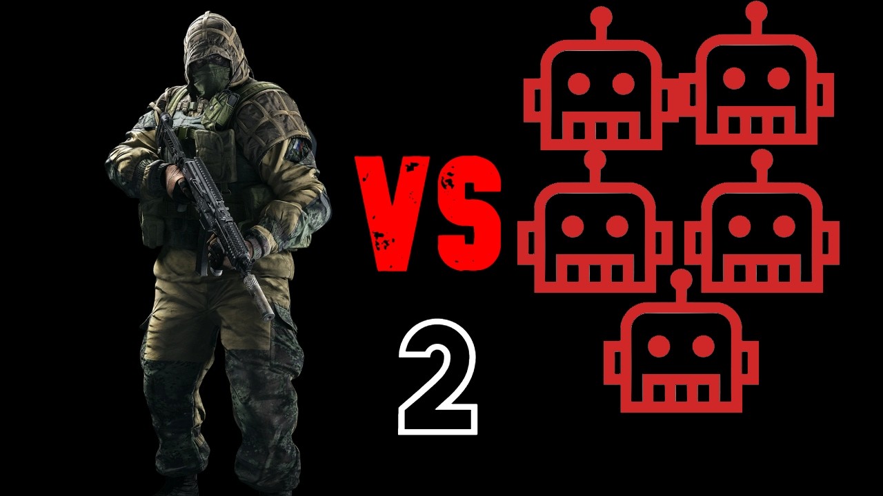 Me VS 5 Advanced Bots REMATCH-Rainbow Six Siege X
