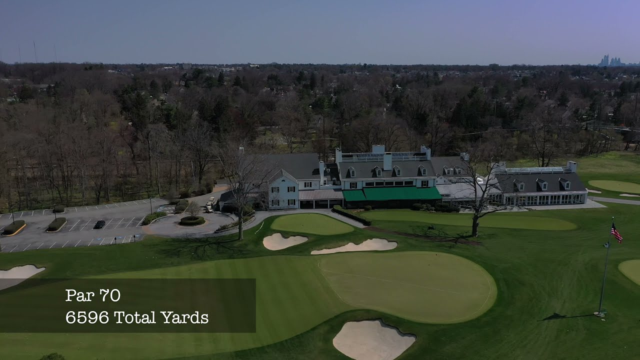 Merion East Drone Flyover hole by hole