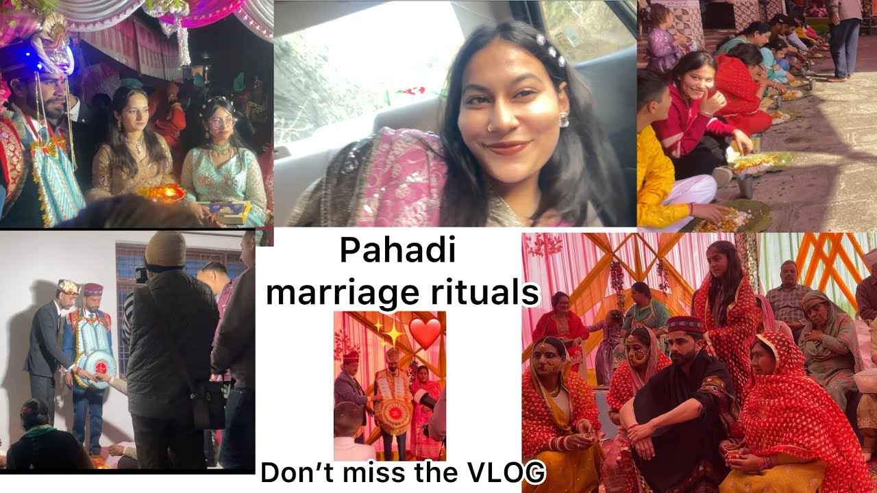 First Time Attended Pahadi Wedding| Full Vlog + Traditions| Himachali Wedding Rituals You Must See❤️