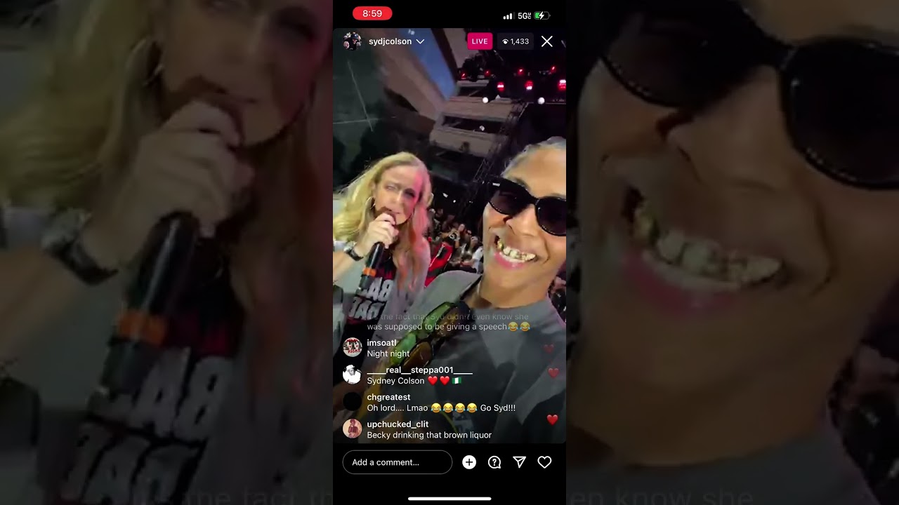 Sydney Colson’s lit a$$ instagram live at the Aces WNBA Championship parade 🤣🏆🍾