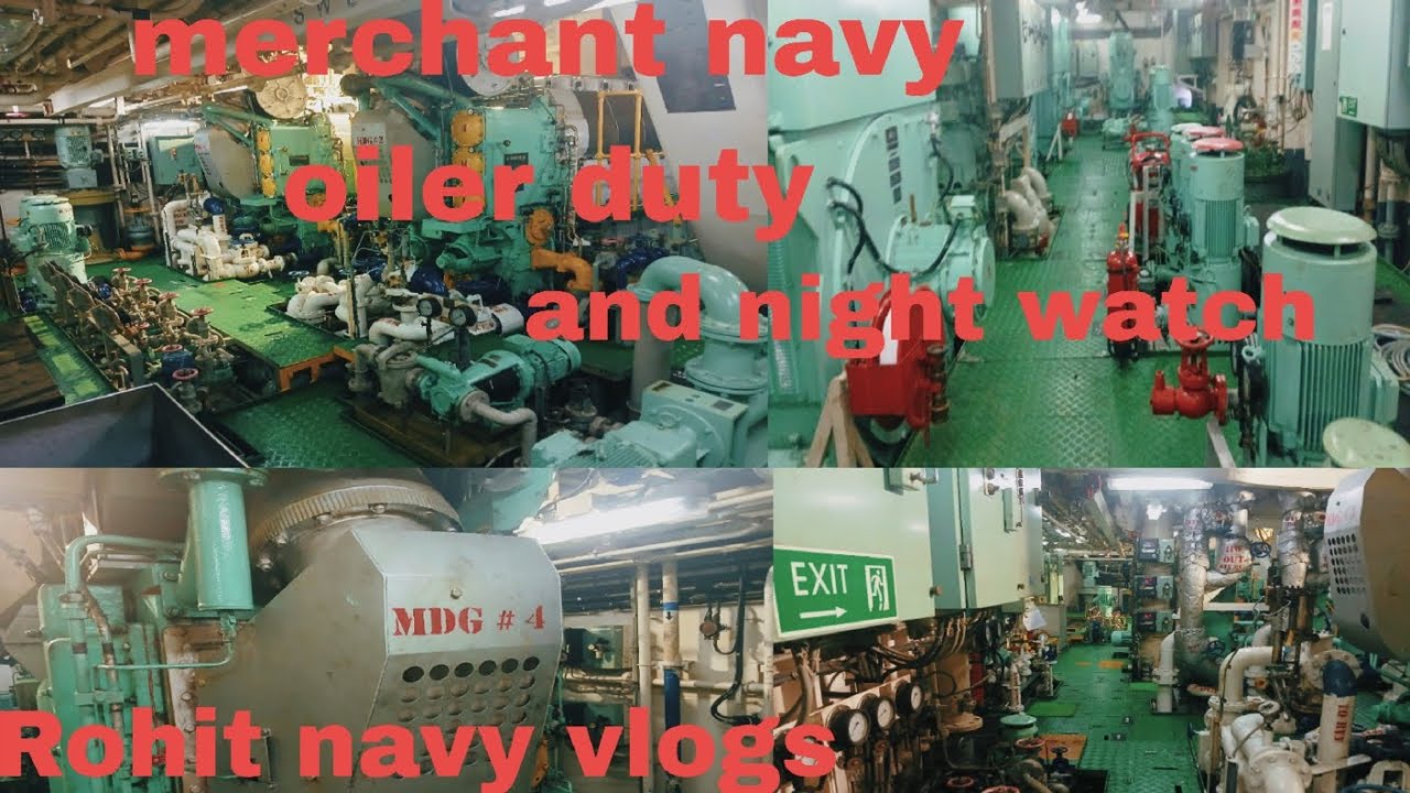 Merchant navy oiler duty engine room watchkeeping on ship engine room tour #ship #engine #room #vlog