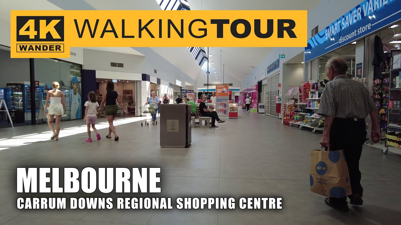 Carrum Downs Regional Shopping Centre Walking Tour in Melbourne, Australia (4K 60fps)