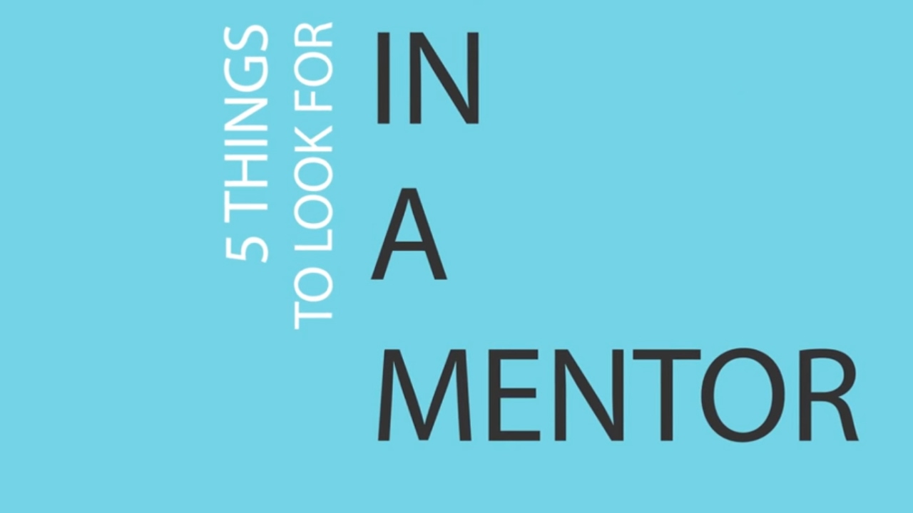 What should a postdoc look for in a mentor?