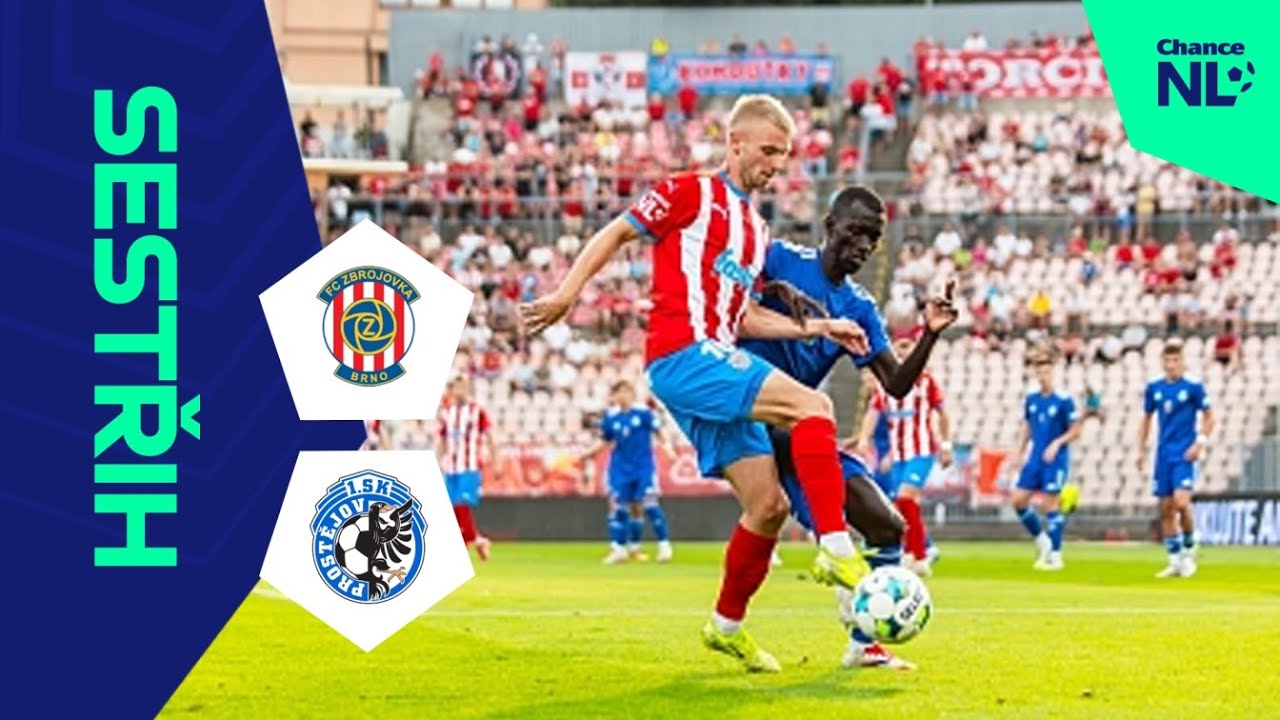 FC Zbrojovka Brno - 1.SK Prostějov | 1:2 | 16. 8. 2025 | HIGHLIGHTS