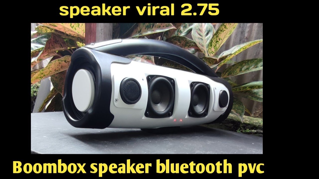 DIY BOOMBOX BLUETOOTH SPEAKER PVC