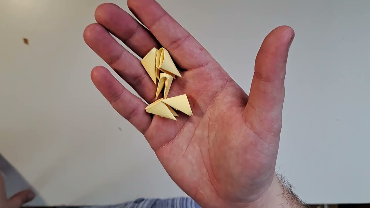 3d origami pieces tutorial/how-to