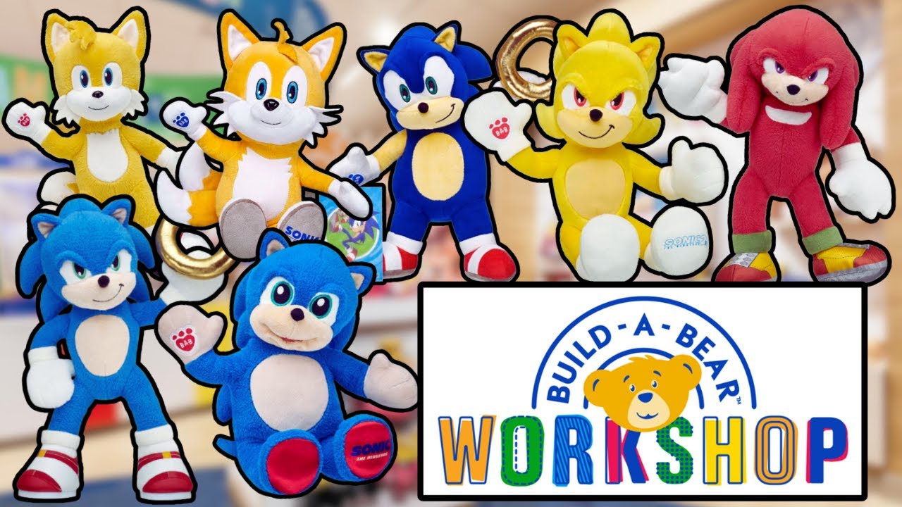 Множество медведей Sonic Build A