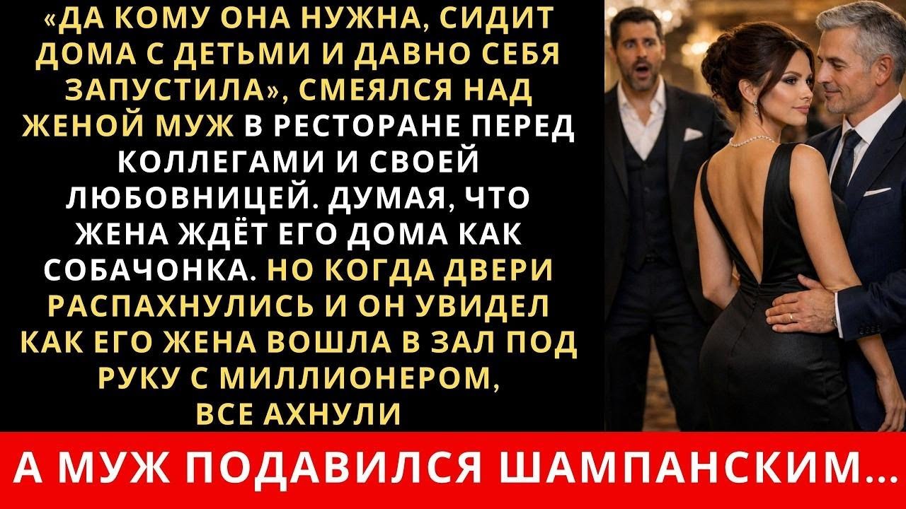 «Да кому она нужна, сидит дома с детьми и давно себя запустила», смеялся над женой муж в рестора