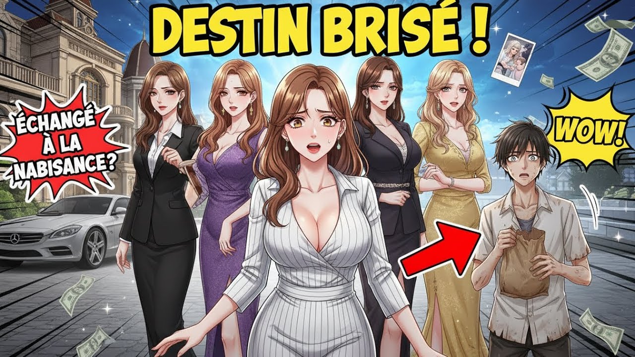 🔥Résumé Manhwa : Échangé à la naissance, mendiant ignorant ses huit sœurs milliardaires