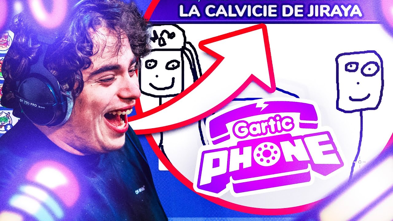 Découverte de Gartic Phone, LE JEU DE L'ANNÉE ! ft Corobizar, Jbzz, Xari et la Kcorp