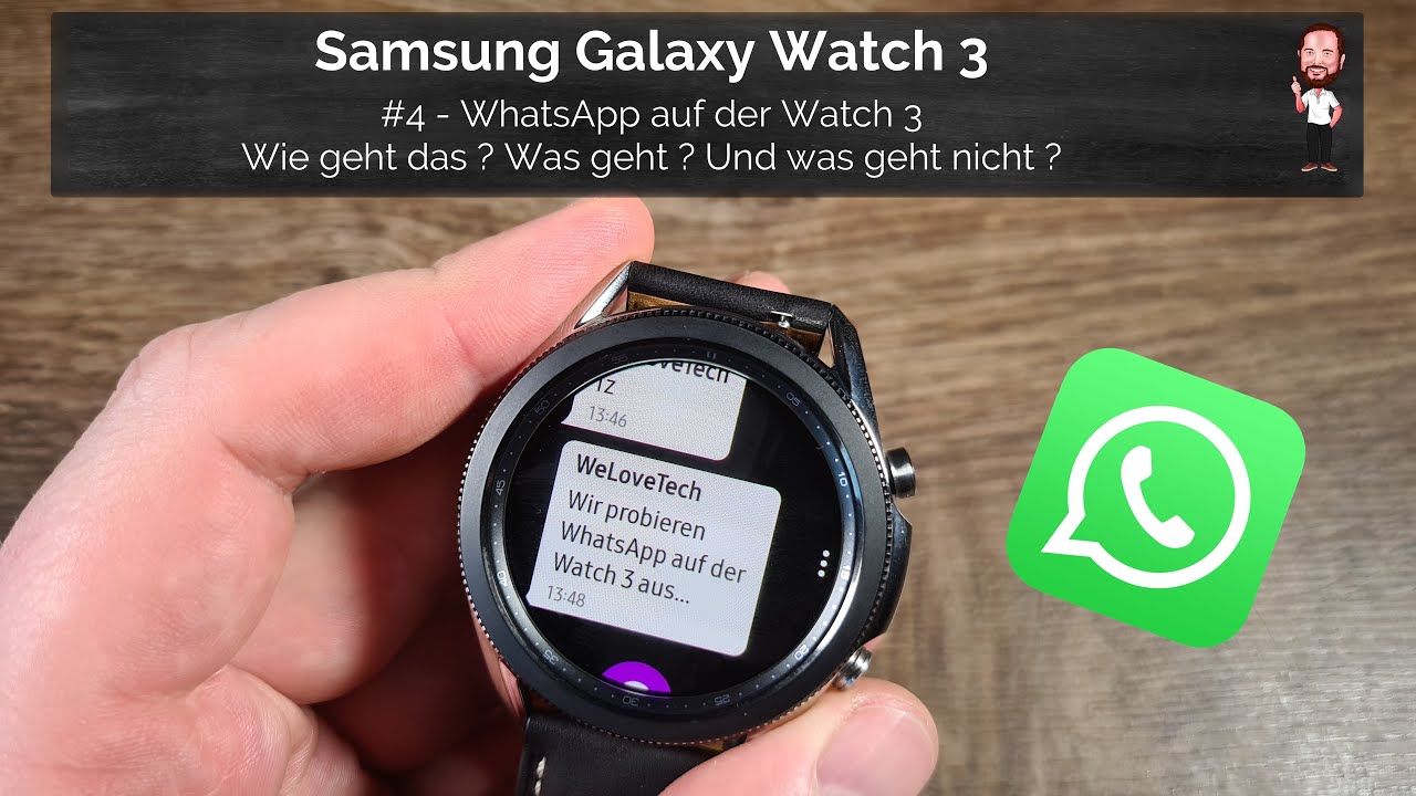 Samsung Galaxy Watch 3 | #4 - WhatsApp auf der Watch 3