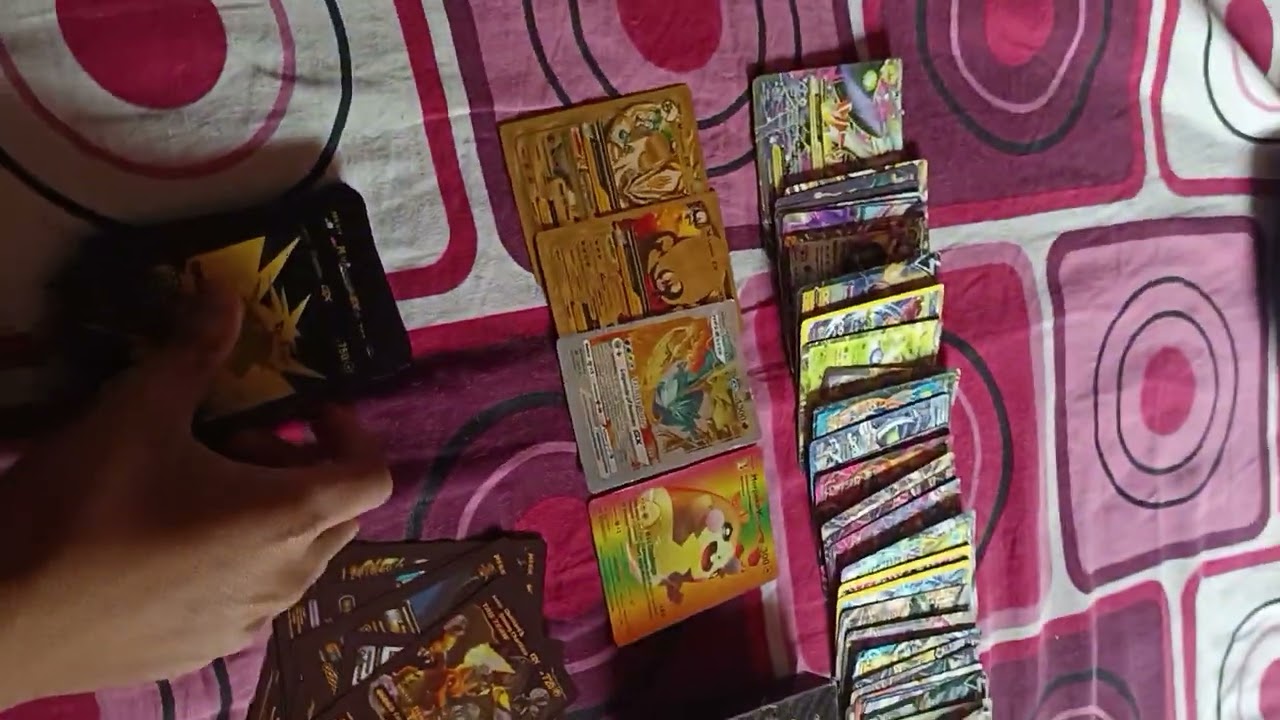 My Pokemon black card and normal card collection