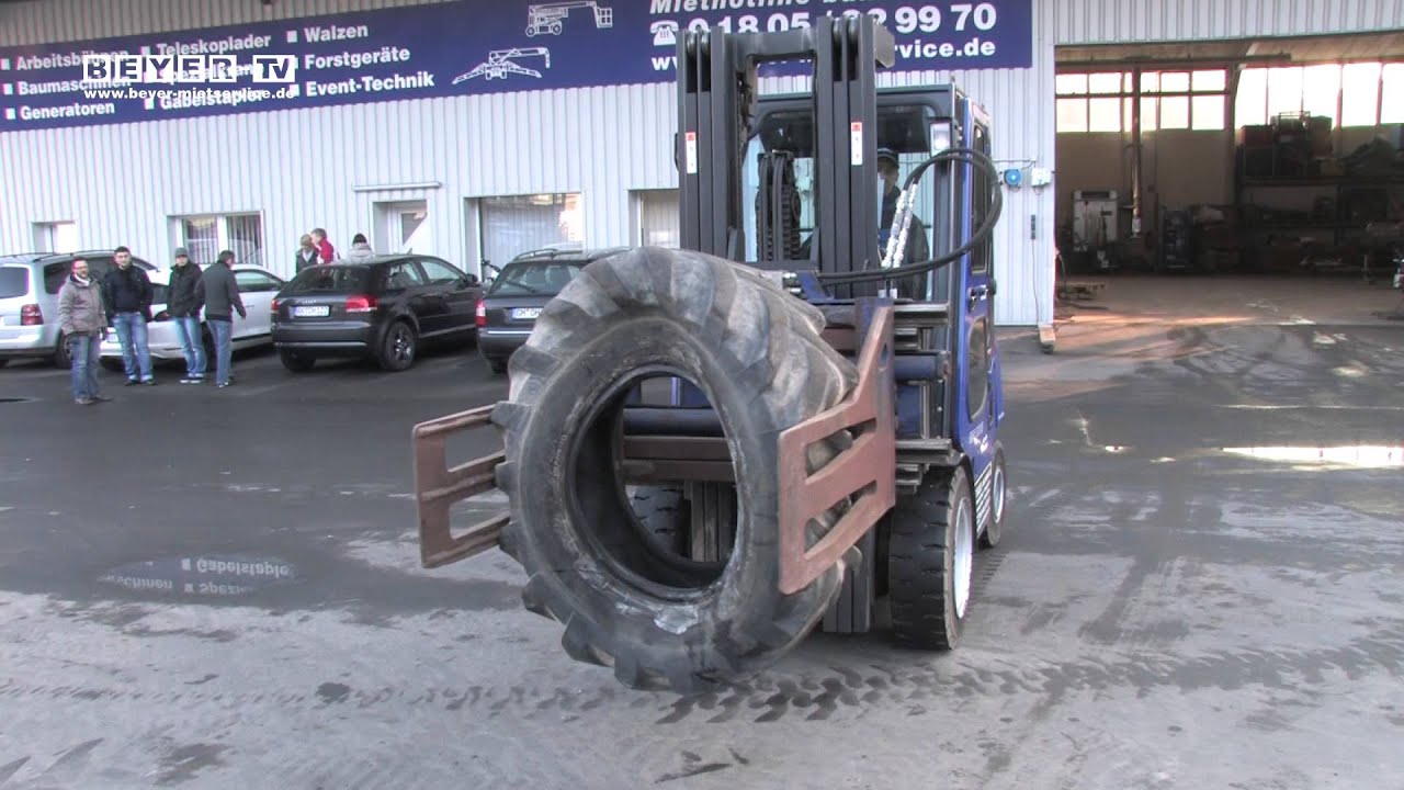 Ballenklammer mieten für Einsätze mit Gabelstapler