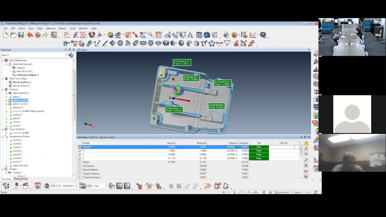 Polyworks 4 - Creating a report by Olav Oksnevad of Exact Metrology